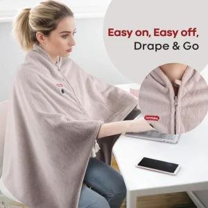 USB Portable Electric Blanket Customized Size Heating Blanket for Body Application for Car Office Home Travel (Customizable)