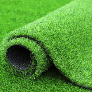 UV Resistant Custom Sports Landscaping 50mm Artificial Green Floor Synthetic Grass Carpet in Rolls