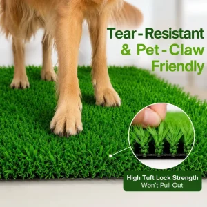 UV Resistant Fire Resistant Durable Artificial Turf Soft Synthetic Grass Carpet Indoor Garden Landscaping Eco friendly