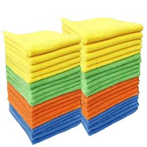 Ultra Absorbent 40x40cm Microfiber Towel for Car Wash Vehicle Automotive Interior Dusting and Drying Scratch free Lint free