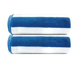 Ultra Absorbent Embossed Beach Towels Striped Bath Towel Sets with Logo Custom High Quality Luxury Cotton Sports Rectangle