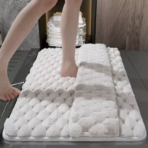 Ultra Absorbent Non Slip Memory Foam Bath Mats for Bathroom Soft Thickened Floor Mats with Stylish and Cartoon Designs