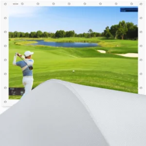 Ultra Clear Golf Simulator Impact Screen Material for Indoor Outdoor Golf Simulators Premium Factory Product