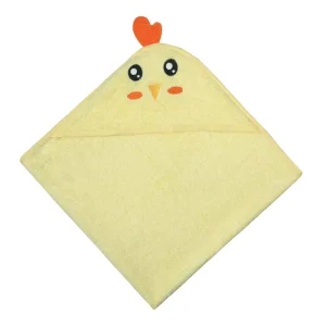 Ultra Cool Soft Eco Friendly Newborn Hooded Towel Baby Anti Bacteria Embroidery Cartoon Design Healthy Bamboo Fiber Bathroom