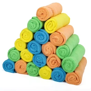 Ultra Fine Fiber Polishing Towels Ultra Soft Streak Free Multi functional Cleaning Rags for Kitchen Glass Mirror Detailing