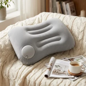 Ultra Lightweight Inflatable Camping Pillow Portable Foldable Travel Cushion PVC Material Ultra Soft Washable