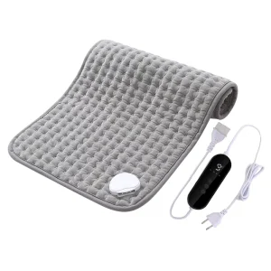 Ultra Soft 12*24inch Rechargeable Microplush Heating Pad Electric Blanket Removable Cover Auto Shut Warm Compression Nonwoven