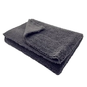 Ultra Soft Edgeless Microfiber Car Towels Long Short Pile 40x40cm Auto Detailing 400gsm Dual Sided Pile Plush Micro Fiber Cloth