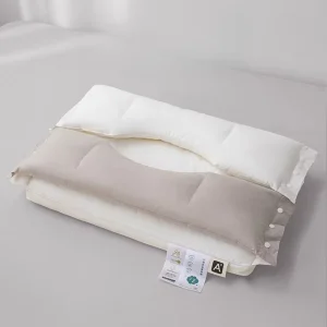 Ultra Soft Head Supportive Polyester Fiber Filling Bed Pillow With Cotton Fabric Cover