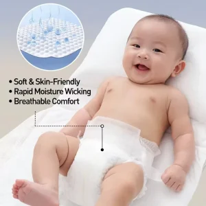 Ultra Soft PP Nonwoven Fabric for Baby Diaper Skin Friendly Hygiene Material