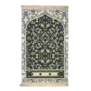 Ultra Soft Thick Prayer Mat Islamic Worship Rug Foam Cushioned Muslim Carpet for Home Mosque Ramadan Daily Use Washable