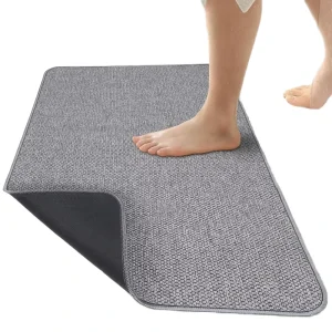 Ultra Thin Polyester Modern Animal Print Bath Mats Quick Dry No Slip Low Pile Absorbent Bathroom Rugs Home Decor Accessories for