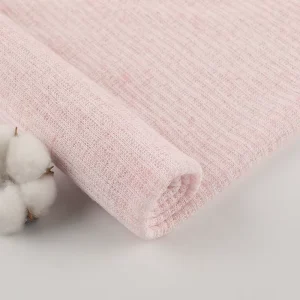 Ultra-thin Ribbed Acrylic Brocade Fabric Snowflake Knit Lightweight Breathable Yarn-Dyed Mixed Colors Modern Style 140GSM Shirts