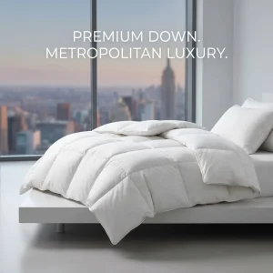 Ultralight 95% White Goose Down Duvet Summer Cool Breathable Eco Friendly Soft Silk Luxury Bedding Sets Quilts