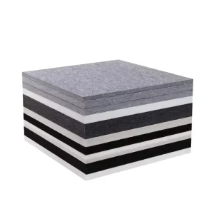Unbreakable High Density Polyester Fiber Soundproof Acoustic Wall Panel for Interior Decoration