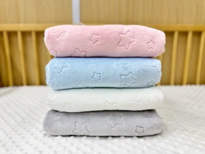 Unisex Flannel Fleece Baby Blankets Double Layer Super Soft Newborn Baby Blanket