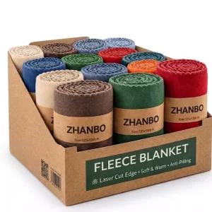 Universal Modern Polar Fleece Blanket Soft Lightweight Warm Throw OEKO TEX Certified for Bulk GRS BSCI Certified