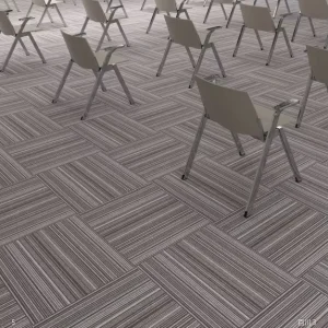 University Library 50×50 Nylon Carpet Tiles Thickened PE Backing Wear Resistant Educational Space Modular Flooring Carpet