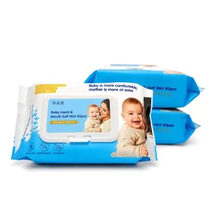 Unscented Baby Wet Wipes Alcohol Free Soft Nonwoven Cleaning Wipes for Daily Baby Care