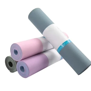 Upgraded Yoga Mat Eco Friendly Non Slip Exercise Fitness TPE Yoga Mat with Carrying Strap