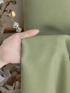 Upholstery 100% Polyester Two Sides Same Looking Super Soft Blackout Curtain
