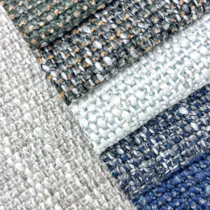 Upholstery Fabric Woven Dyed Plain Anti Pill Polyester for Sofa and Home Textile Medium Weight