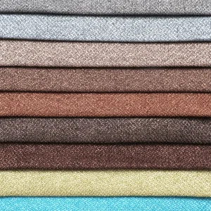 Upholstery Faux Linen Home Decorate Furniture Fabric Polyester Linen Look Imitated Linen Sofa Fabric Hometextile