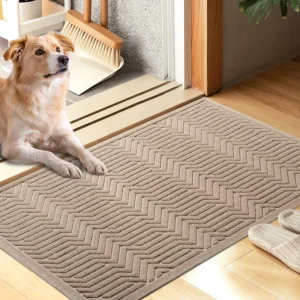 Vair New Trend Washable Indoor Outdoor Non Slip Dirt Trap Dirt Trap Door Mat Outdoor for Home Welcome Mats Outdoor