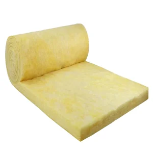 Vapor Barrier Aluminum Foil Glass Wool Blanket Acoustic Insulation Fiberglass Roll Glass Wool Felt for Ventilation System
