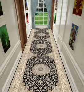 Various Color Washable Carpet Karpet Non-slip Entrance Area Rug Custom Hallway Door Runner Rug