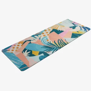 Various Colors Eco Friendly Non Slip Yoga Mat Wonderful Home Exercise Design with Washable Rubber Bottom New Fashion Mats