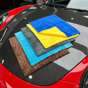 Vehicle Cleaning Wipe Laminated Edgeless Fleece Super Soft No Streak Heavy Duty Auto Paint Maintenance Global Sourcing Factory