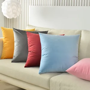 Velvet Car Seat Cushion Covers Air-permeable Washable Decorative Home Pillows for Office Outdoor Chair Pads