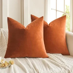 Velvet Decorative Throw Pillow Cover 50x50cm Soft Cushion for Sofa Bed Chair Christmas Halloween Decor