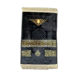 Velvet Flannel Carpet Prayer Mat Muslim Islamic Ramadan Adult Non slip Soft Portable Prayer Rug Thick Prayer Mat Muslim