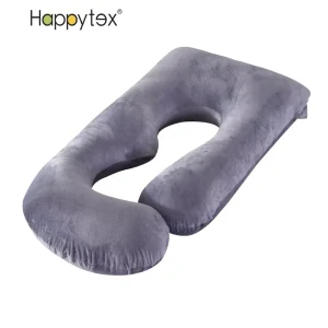 Velvet Personalized Pregnancy Support Pillow Body Maternity J Shape Pregnancy Body Pillow for Pregnant Women
