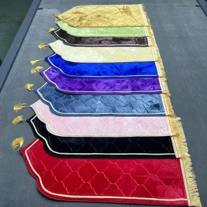 Velvet Prayer Mat Muslim Thick Sponge Prayer Rugs