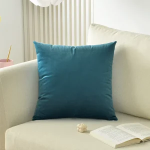 Velvet Throw Pillows 18×18 Inch Square Pillowcases Household Decoration