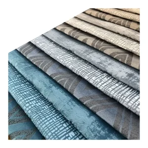 Velvet Upholstery Fabric for Sofa Cushion Soft Plush Woven Textile