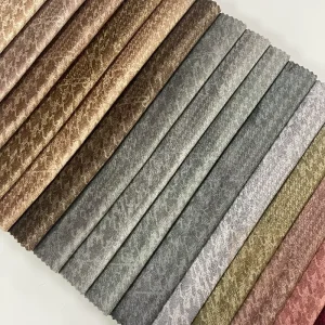 Velvet Upholstery Fabric for Sofa Custom High Quality