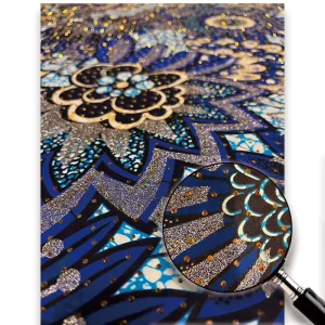 Veritable Brocade Batik Fabric for Print Cotton Lightweight Fabric for Bags Curtains Covers & Boys Apparel