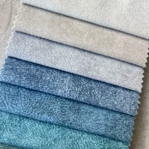 Versatile 340gsm 100% Polyester Jacquard Woven Abrasion Resistant Fleece Fabric for Modern Apartment Bedroom Window Panels