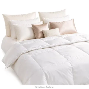Versatile 50% Duck Down Queen Size All Season Luxury Hotel Bedding Duvet Soft Cotton Fabric Breathable Eco-Friendly Home Use