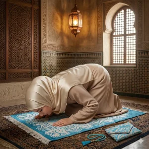 Versatile Anti Slip Islamic Prayer Mat Set with Portable Crossbody Bag and Beads 70x110cm Foldable Travel Prayer Rug for Home