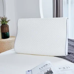 Versatile Cervical Comfort Memory Foam Filling Wearable Bed Pillow with Skin Friendly Cover for Home Hotel & Hospital Use