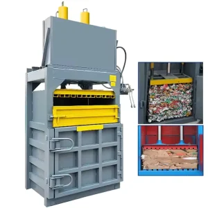 Vertical Cardboard Baler Waste Compactor Plastic Baling Press Machine Can Pressing Machine Scrap Press Hydraulic Baler Machine