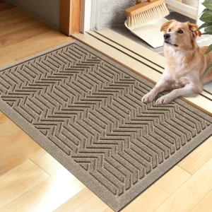 Viair Commercial Stripe Door Mat Non Slip Custom Floor Carpet Roll for Home Entrance Waterproof Rubber Front Door Mat