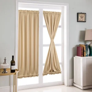 Vintage Design Curtain Private Protection Door Window Screw Rod Stretch Yarn Inspired Korea Curtains Valances