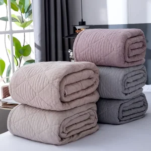 Vintage Korean Woven Persian King Size Bed Blanket Cotton Custom Pattern Anti-Pull Anti-static for Retro Home Decor CE Certified
