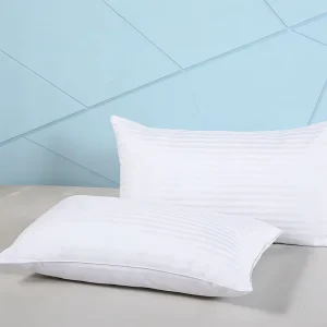 Vintage Microfiber Bed Pillowcase Natural Fabric Sleep Rectangle Pillow Cover for Home Hotel Hospital